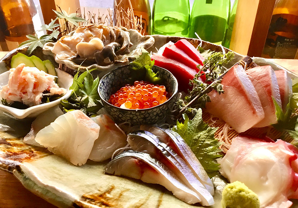 きんの藏(きんの蔵)、キンクラの料理「きんの蔵名物特選盛り」